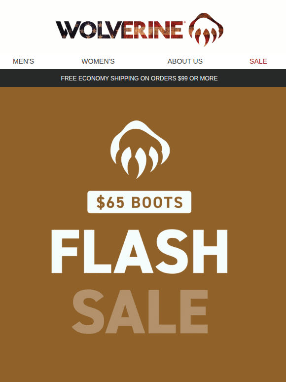 $65 Boots - Not a Typo!