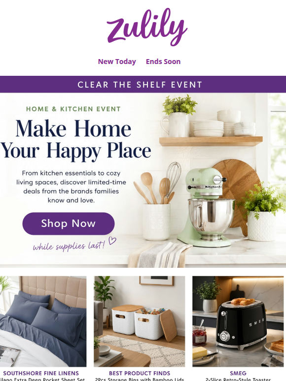 Clear the shelf event. 💜 Sheet sets $34.99 + kitchen icons 💜