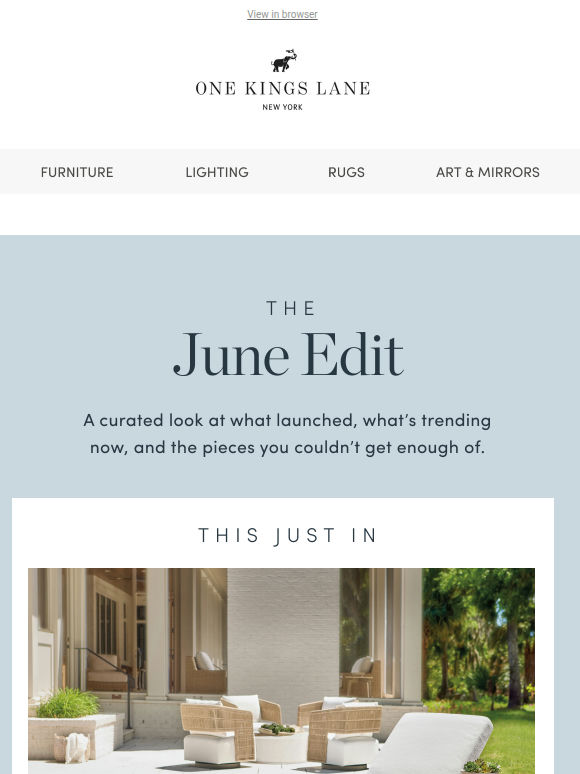 The June Edit — Bernhardt Furniture, Arteriors & Bunny Williams