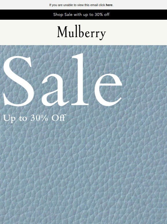 Mulberry Markdowns