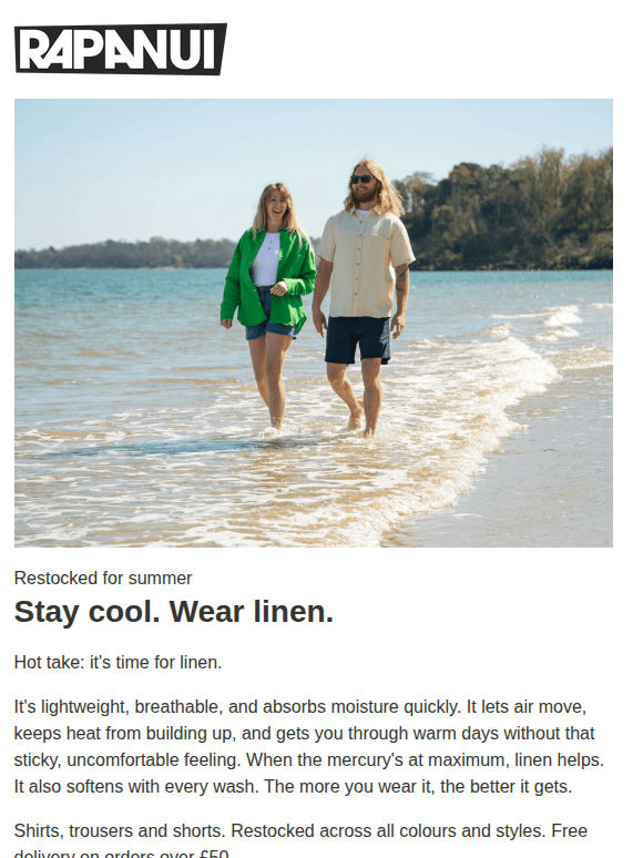 Keep cooler in Linen ☀️