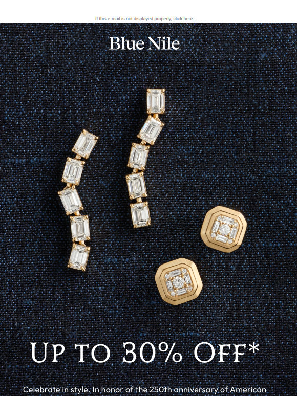 Save Up to 30% Off* Select Earrings