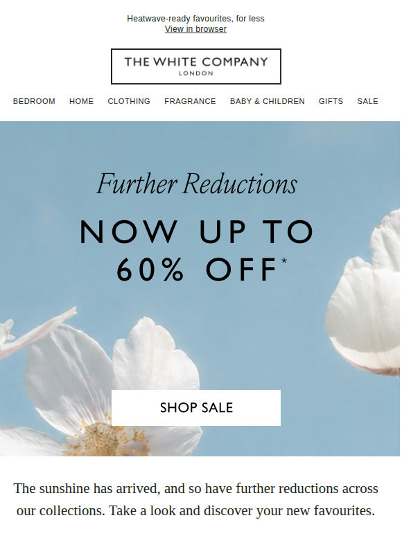Now up to 60% off | Further reductions