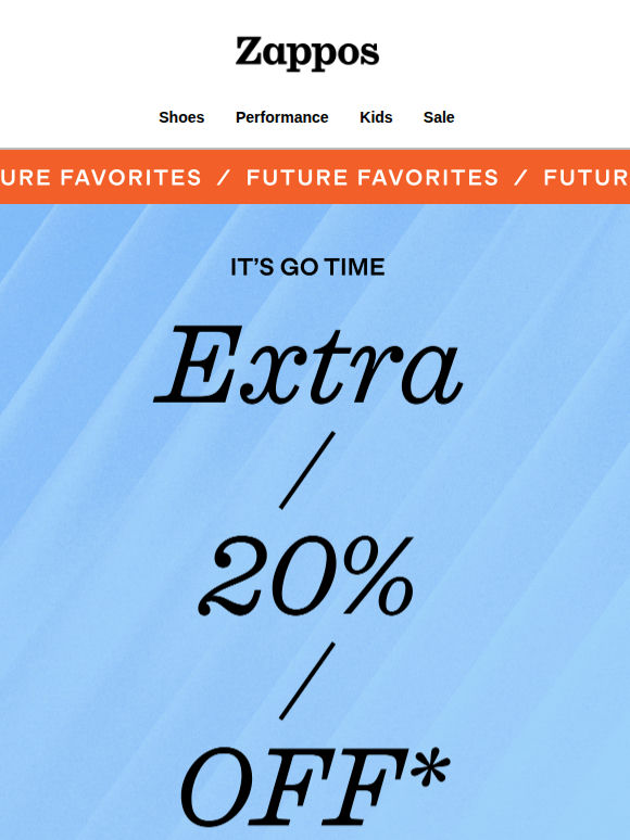 Have you shopped that extra 20% OFF?
