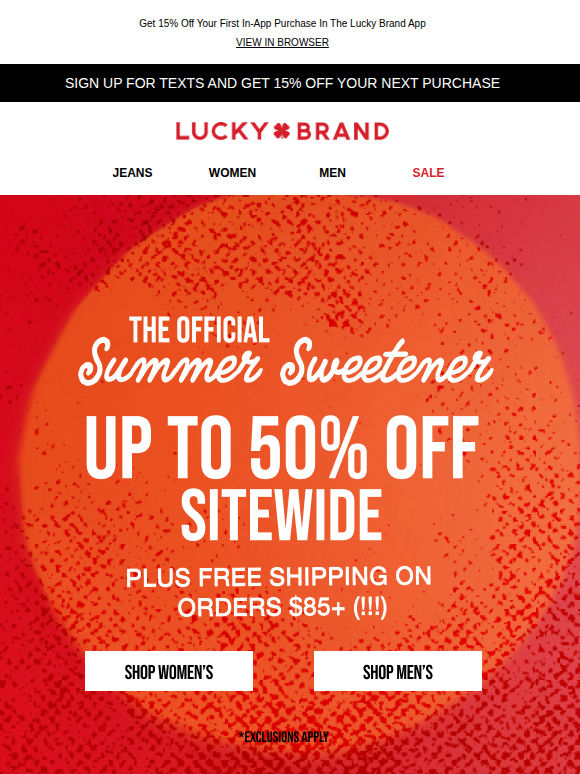 Get Free Ship + Up To 50% Off