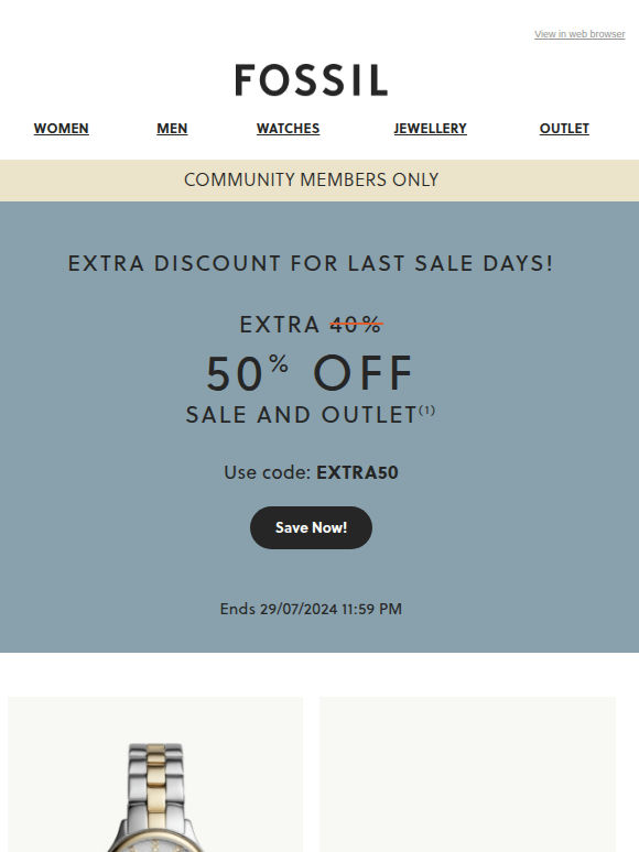 Because It’s You ➤ Extra 50% off sale and outlet!