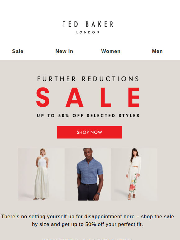 Sale: Further Reductions on 150+ Styles
