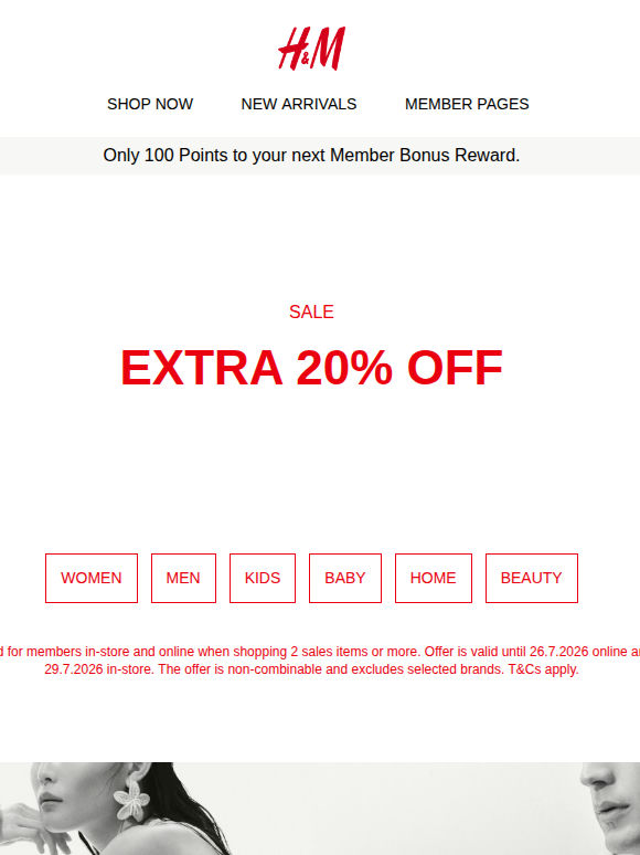 Sale | Extra 20% off