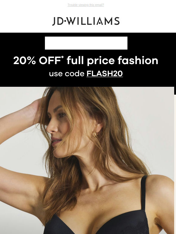 ⏰ One day only: 20% OFF lingerie you'll love