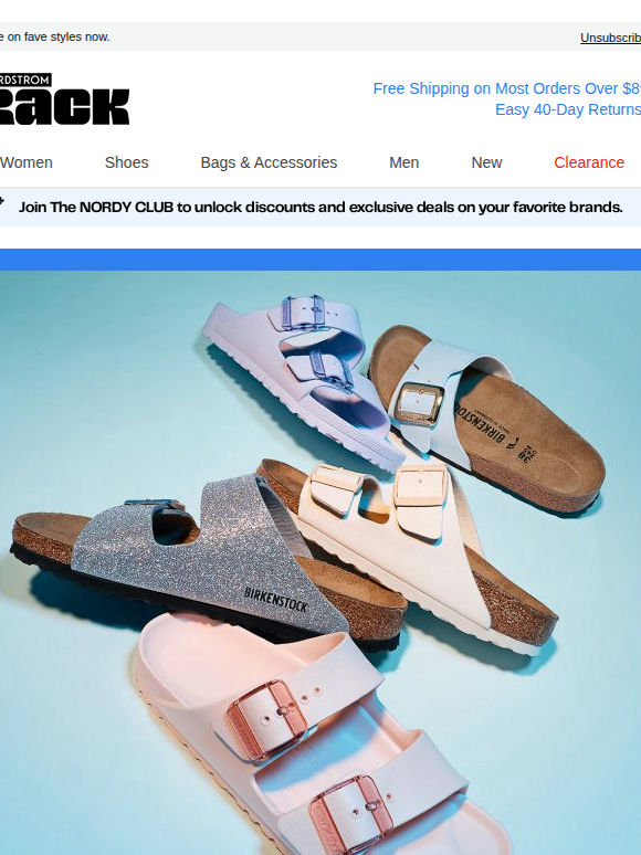 Get ’em now: Birkenstock sandals