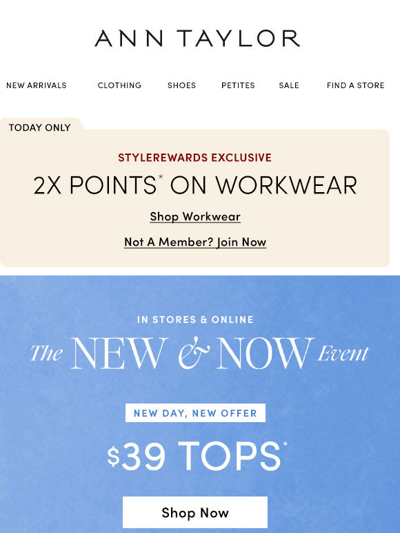 Ending Soon: 2x Points On Workwear
