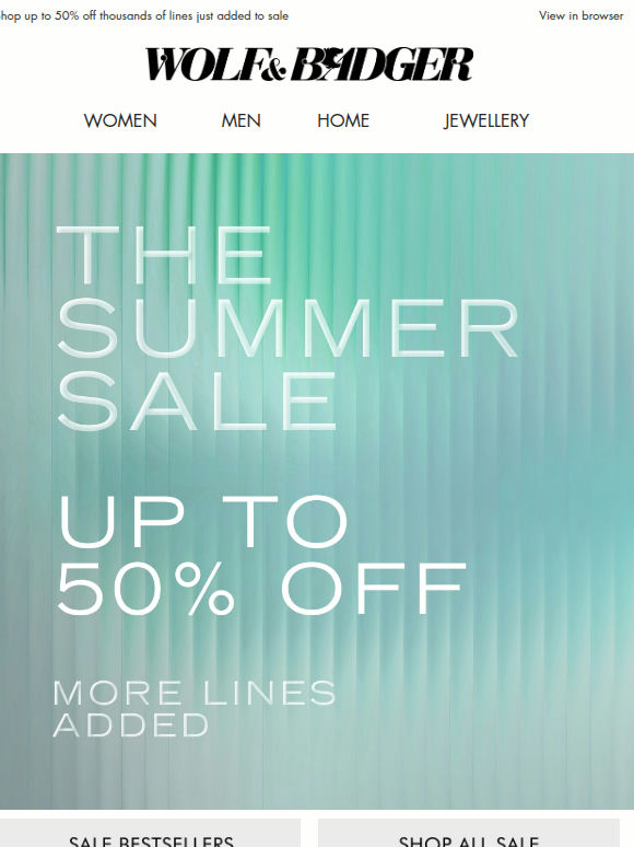 SALE'S HEATING UP