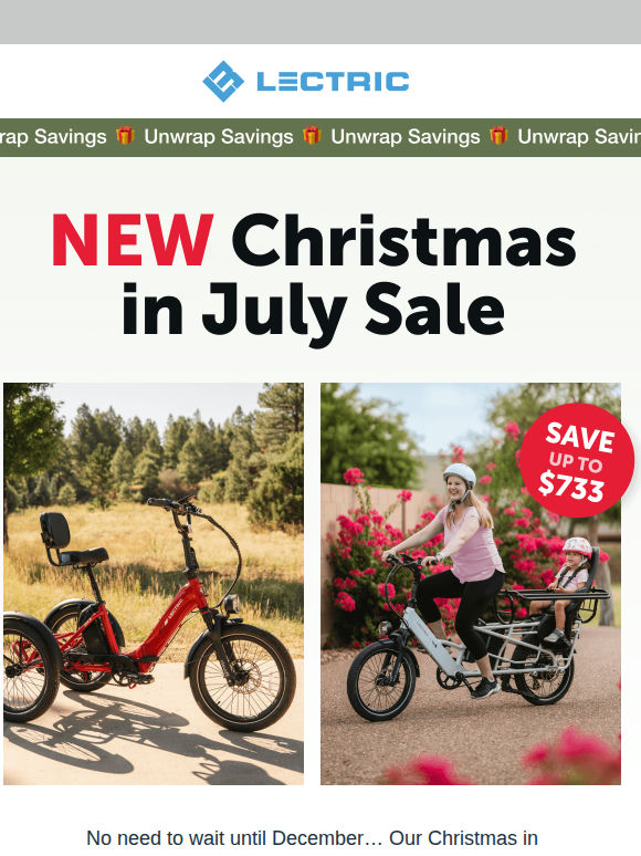 Christmas in July Starts Now 🎄
