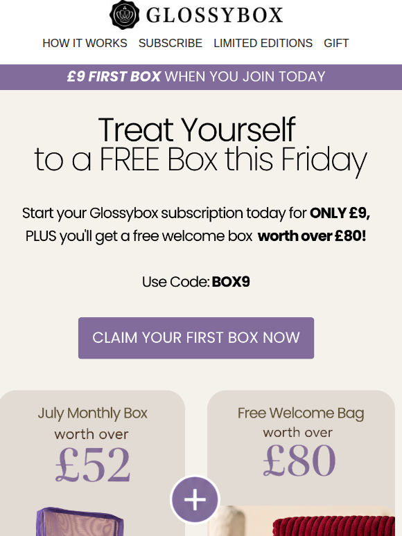 ⚡️ First Box £9 + FREE BOX ⚡️