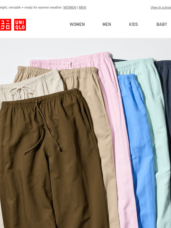 Summer's best-selling linen bottoms