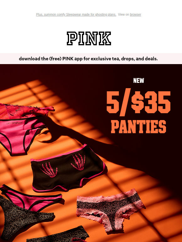 Hot Ghouls Only: 🆕 Undies + 25% Off
