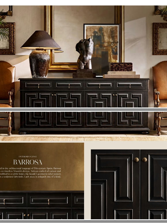 Introducing the Barrosa Collection. RH Estates.