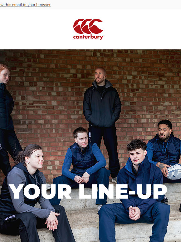 Your line-up is ready.