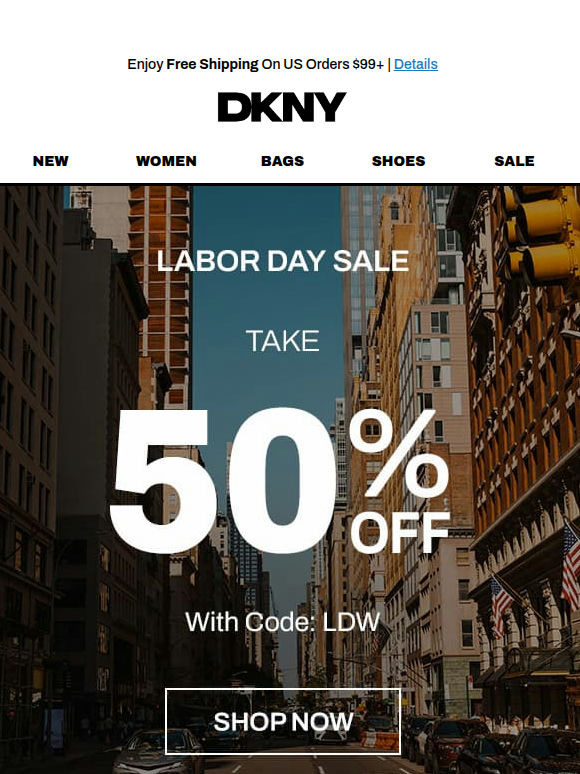 The Labor Day Sale | Take 50% Off With Code: LDW