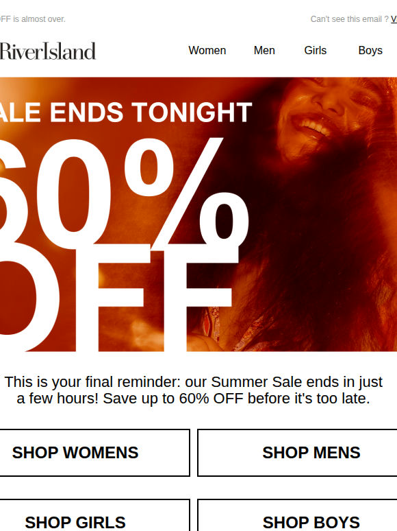 Summer Sale ends tonight!