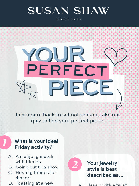 Pop Quiz: Your Perfect Piece
