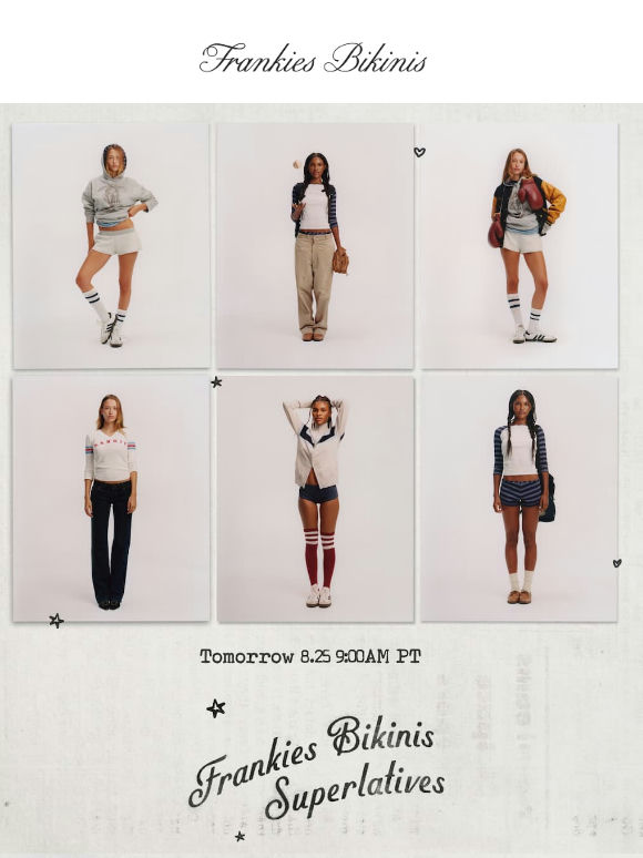 SCHOOL STARTS TOMORROW: Superlatives by Frankies Bikinis