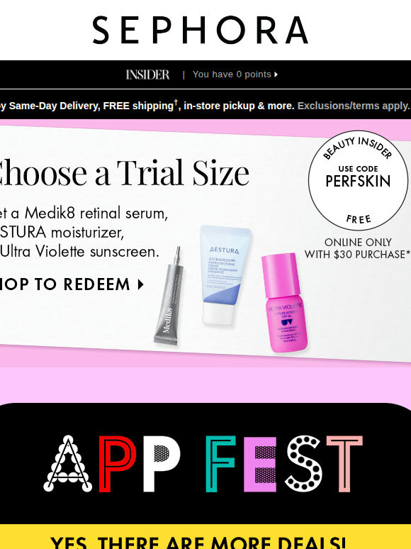 ✨ Sephora App Fest ✨
