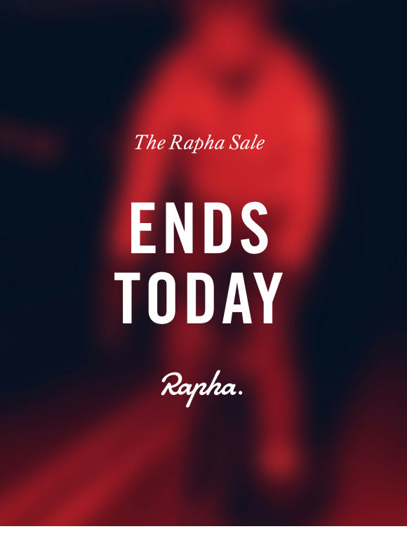 The Rapha Sale Ends Today