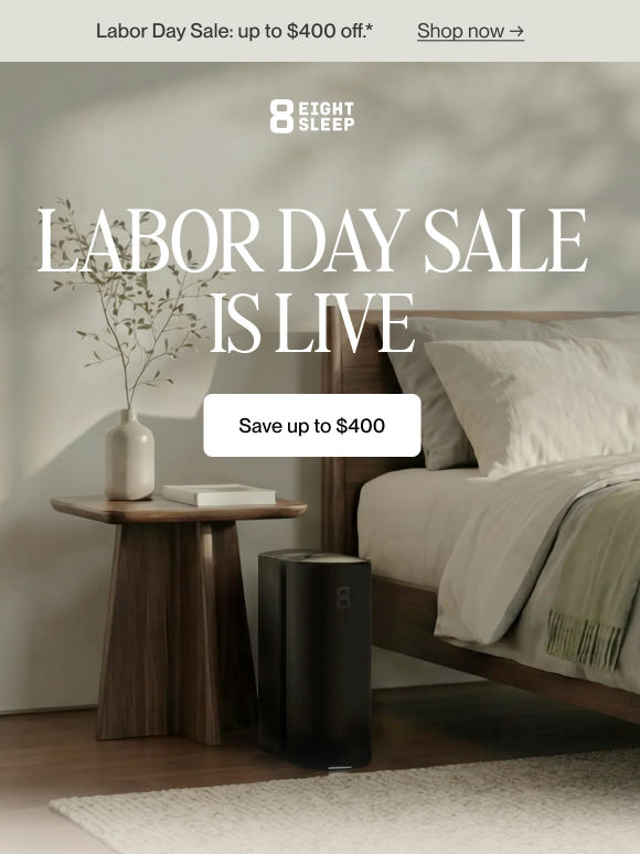 The Labor Day Sale is live*