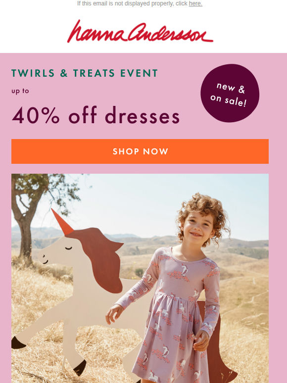 Twirly Dresses Up To 40% Off! 👗