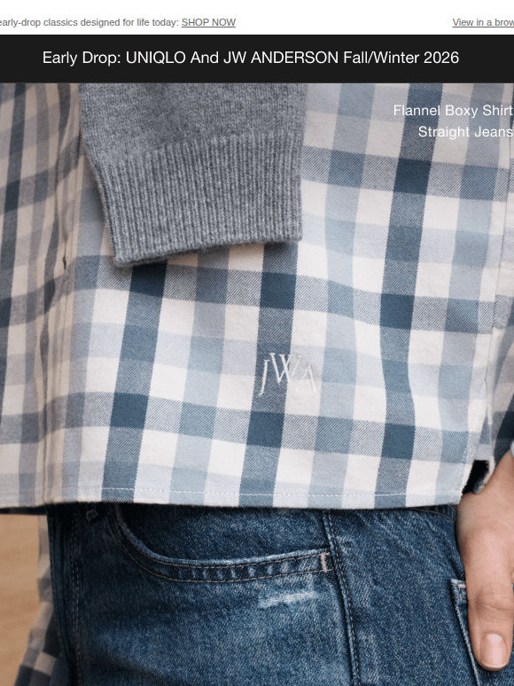 UNIQLO and JW ANDERSON Fall/Winter 2026
