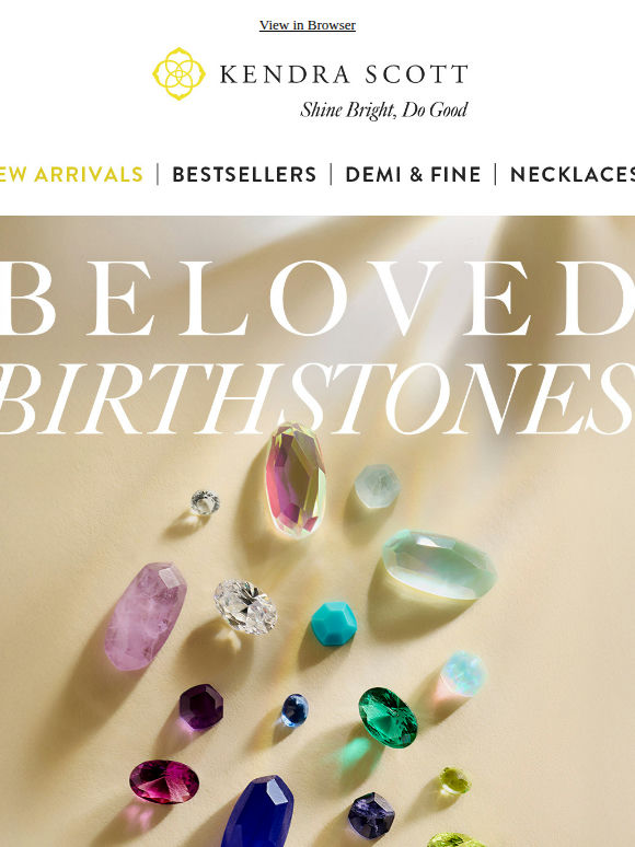 Spotted: Our Bestselling Birthstones