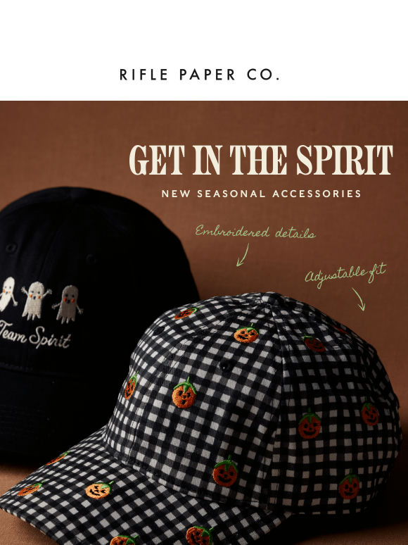 Spirited New Accessories 🧡