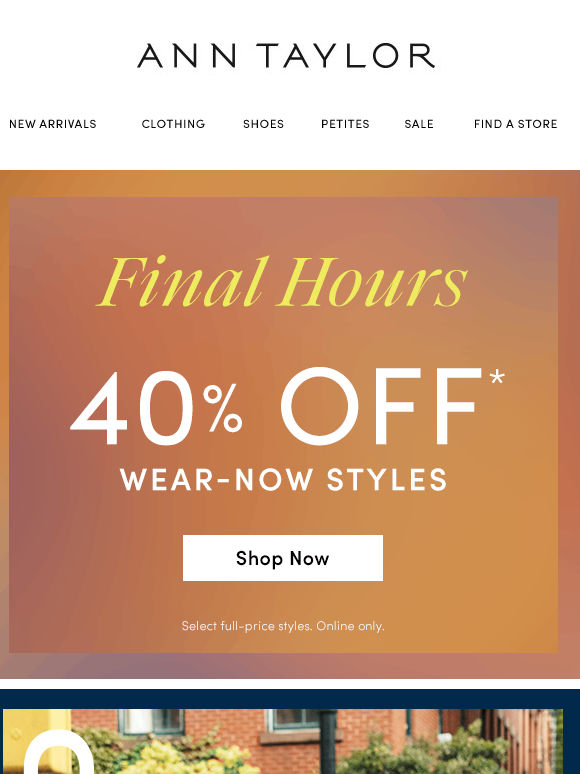 40% Off Ends Tonight!