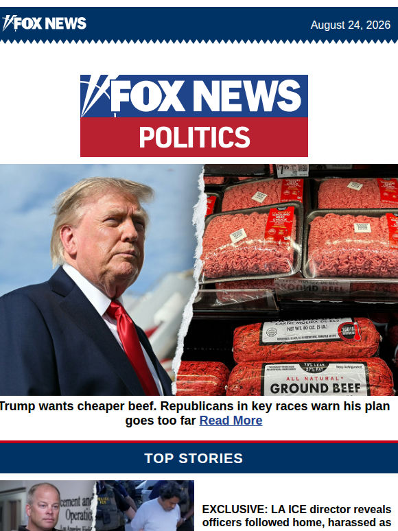 Trump wants cheaper beef. Republicans in key races warn his plan goes too far