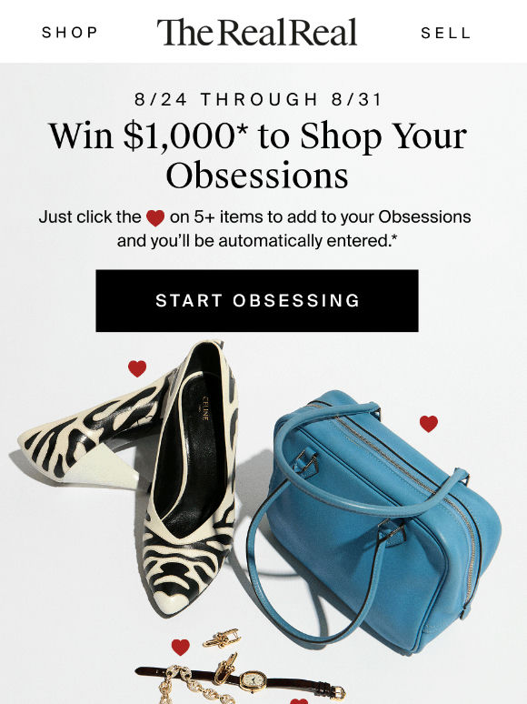 Win $1,000 to shop your Obsessions