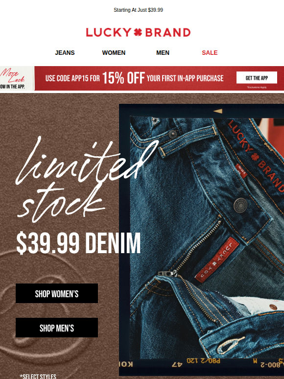 Your Fave Denim At Can’t-Beat Prices