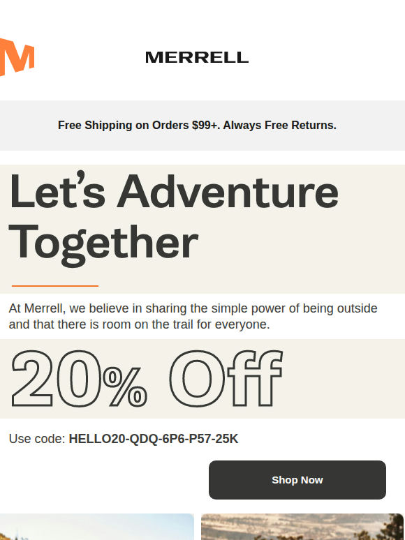 Get Outside With 20% Off