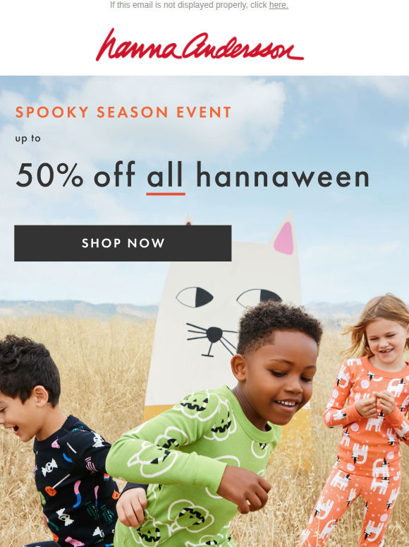 👻 Up To 50% Off ALL Hannaween!