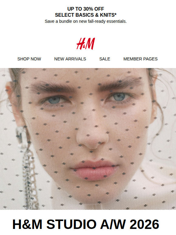 H&M Studio A/W 2026 is here