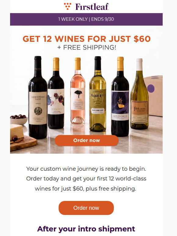 12 wines for $60: another flash sale!
