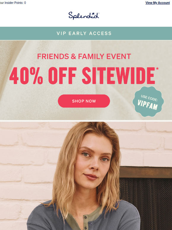 40% OFF Your Forever Favorites
