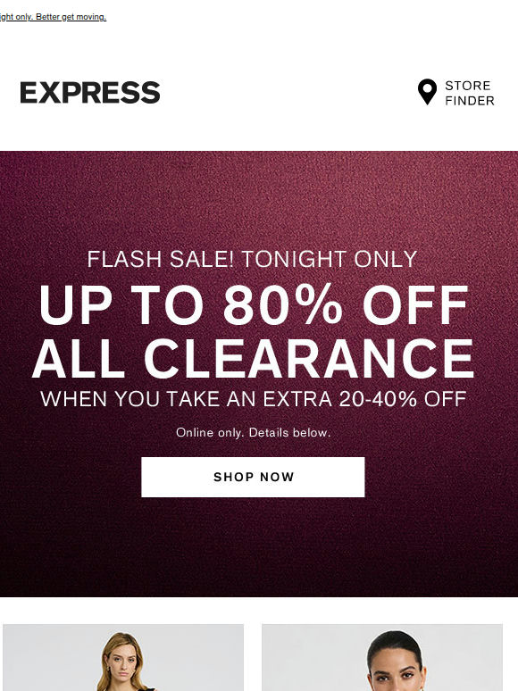 CLEARANCE FLASH SALE! Up to 80% off