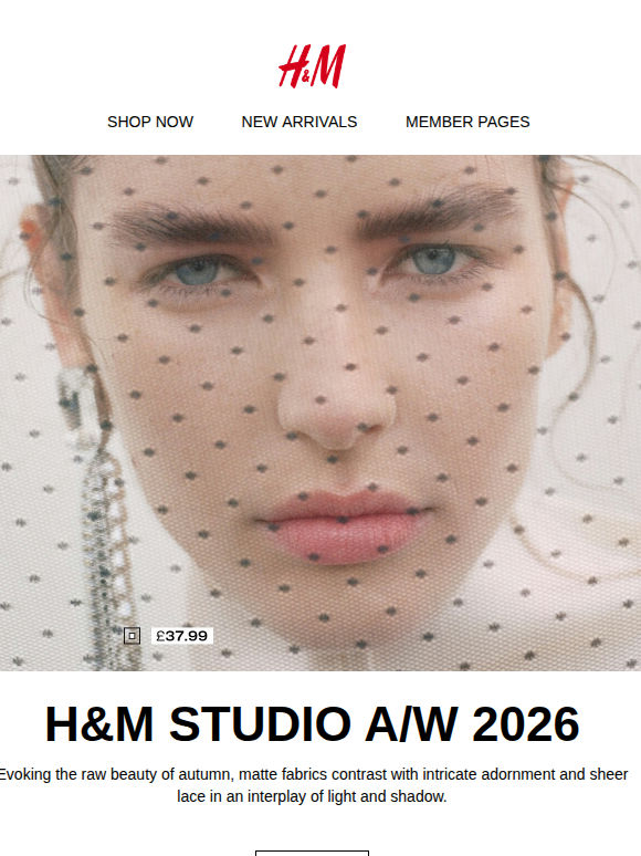 H&M Studio A/W 2026 is here