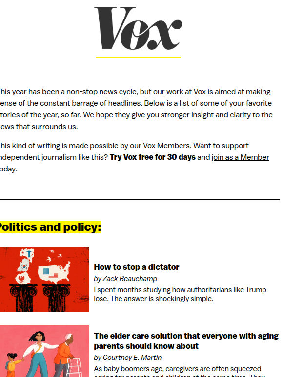 Your favorite stories of the year (so far)