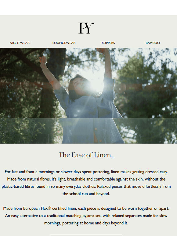 The ease of linen