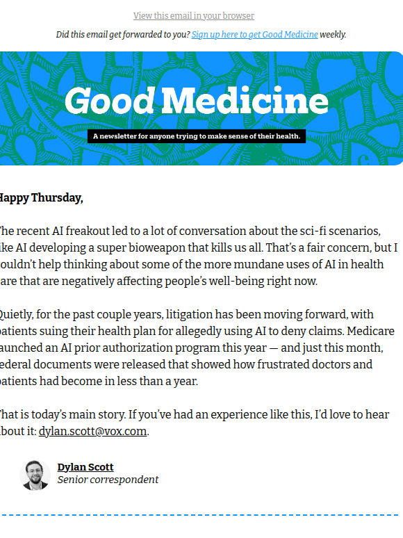 AI is already deciding whether or not people receive medical care