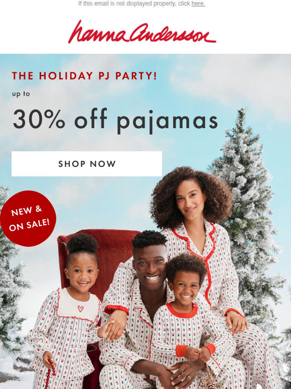 Up To 30% Off NEW Holiday PJs 🎄