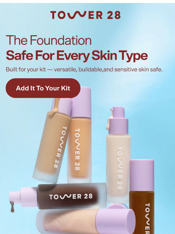 Foundation built for every skin type