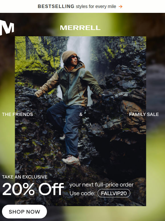 Your access to our Friends & Family VIP sale